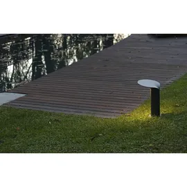 faro BARCELONA Sockelleuchte Aluminium 35,0 cm inkl. LED-Lampe grau
