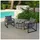 Hti-Living Gartensitzgruppe 2 Stühle und Tisch