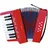 Reig Kinderakkordeon 7087 30,5 x 25,5 cm rot