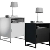 VCM Metall Nachttisch Beistelltisch Flokas L