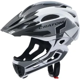 CRATONI C-Maniac Pro White/Black Matt S/M Fahrradhelm - Schwarz