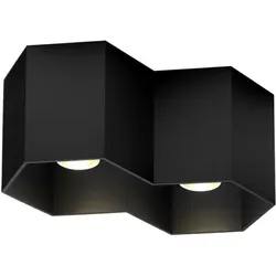 HEXO 2.0 LED Deckenlampe - Schwarz / colour warm dimming