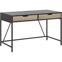 Schreibtisch 120 x 60 cm Schwarz JENA