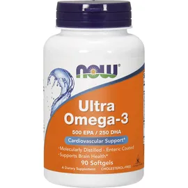 NOW Foods  Ultra Omega-3 500 EPA / 250 DHA Softgels 90 St.