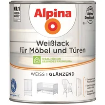 Alpina Weißlack für Möbel und Türen 750 ml glänzend