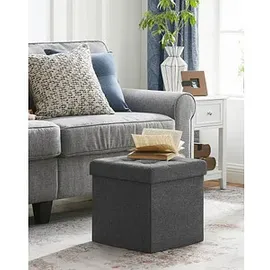 Songmics Hocker mit Stauraum LSF27Z dunkelgrau, 1 St.