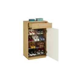 Möbel Kraft LOVENO 60 x 103 x 37 cm weiß / weiß