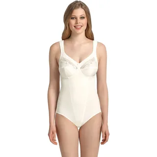 Corsage ANITA SINCE 1886 "Safina", Damen, Gr. 100, Cup D, crystal, Obermaterial: 60% Polyamid, 15% Elasthan, 10% Baumwolle, 10% Polyester, 5% Viskose, unifarben, casual, Corsagen, transparente Stickereien, Entlastungsträger und formender Bauchbereich