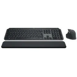 Logitech MX Keys S Combo Graphite, DE-Layout (Qwertz) - MX Master 3S, MX Keys S & MX Palm Rest