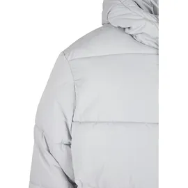 URBAN CLASSICS Hooded Cropped Jacke Light Gray L