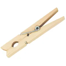 Wisefood 100 Stück - Birkenholz Wäscheklammern, - 7 cm