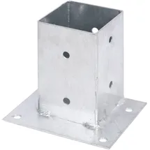 GAH Alberts Zaunpfosten 91 x 91 mm Silber/Stahl