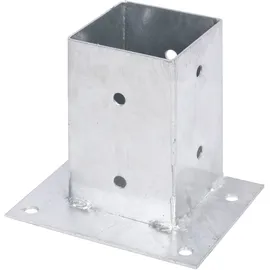 GAH Alberts Zaunpfosten 91 x 91 mm Silber/Stahl