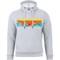 Cotton Prime® Kapuzensweatshirt mit Bergen - Lets Hiking