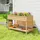 Outsunny Hochbeet 110 x 46 x 76 cm Naturholz