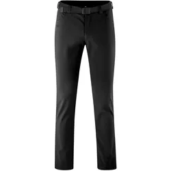 Maier Sports Outdoorhose Perlit (winddicht/wasserabweisend/innen Fleece) lang schwarz Herren