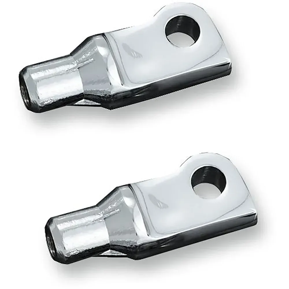 Kuryakyn Harley Davidson Xl 1200 C Sportster Custom 13 Fußrastenadapter - Silver / Black - One Size