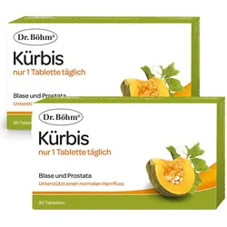 Dr. Böhm® Kürbis nur 1 Tablette täglich – Bei nächtlichem Harndrang zur Unterstützung von Blase & Prostata