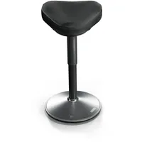 Clouvou Nexus ergonomischer Hocker (47-64cm) - Schwarz