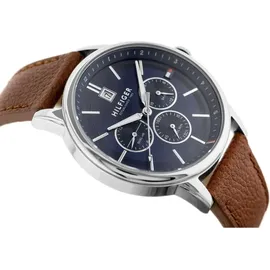 Tommy Hilfiger Kyle Blau Leder 42 mm 1791629