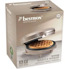 Bestron Mini Waffeleisen Hellbeige