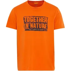 camel active Herren T-Shirt Together in Nature orange XL XL