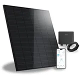 SUNSHARE Ray 285W Balkonkraftwerk ohne Halterung – Individuelles Solaranlage Komplettsystem für DIY-Installation – 800W Wechselrichter + 1x 285W Solarpanel – Steckdosenfertig – inkl. Kabel & Zubehör