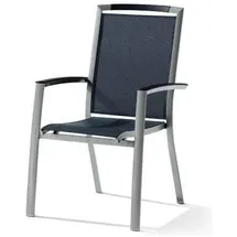 Sieger Trento Stapelsessel 62 x 68 x 98 cm grau