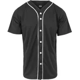 URBAN CLASSICS Baseball Mesh Jersey - Schwarz