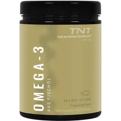 TNT Omega-3 Fischöl in natürlicher Triglycerid-Form.