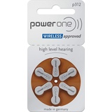 Varta Powerone Typ 312 Hörgerätebatterie Zinc Air P312 PR41 ZL3, 120 Stück