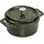 Staub Cocotte 10 cm rund basilikumgrün