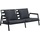 vidaXL Garten-Lounge-Set 5-tlg. grau/dunkelgrau 47819