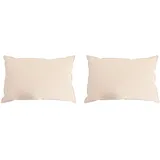 vidaXL KopfKissen 40 x 80 cm Beige