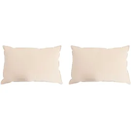 vidaXL KopfKissen 40 x 80 cm Beige