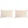 vidaXL KopfKissen 40 x 80 cm Beige