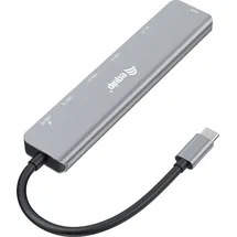 Equip USB-C 7-in-1 Multifunktionsadapter, HDMI 4K/60Hz, USB 3.2 Gen1 x 3, TF/MICRO SD, 100W USB PD