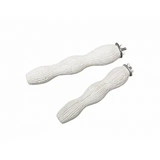 Nobby Mineral Stones Sitzstange für Vögel, weiß, 17,5 cm, 1 Packung (1 x ca. 195 g)