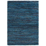 Mint Rugs Hochflor-Teppich Chic rechteckig, 741614-3 Blau 30 mm