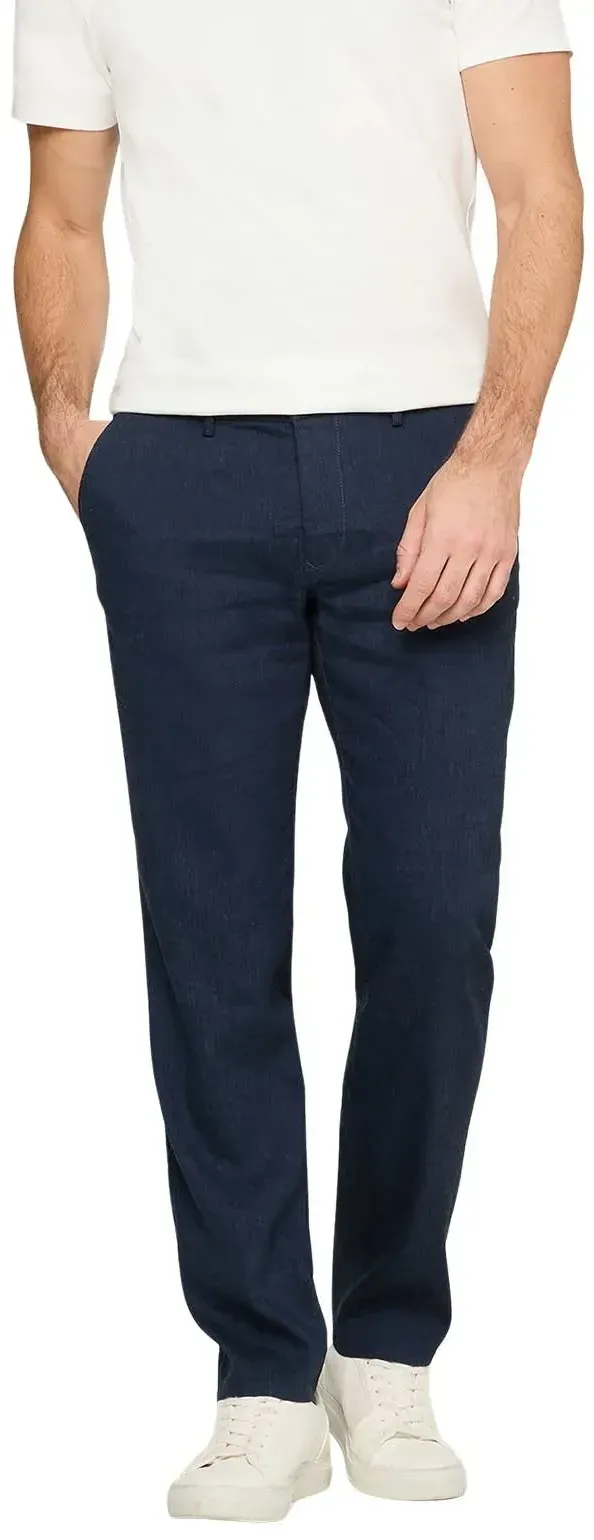 Mac Lennox Sport mit Linen Stretch in Nautic Blue-W32 / L34