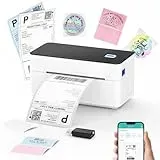 SVANTTO Versandetiketten-Drucker, DHL-Etikettendrucker, Thermodrucker, Label Printer für Shopify, Etsy, kompatibel mit UPS, DPD und GLS