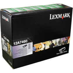 Lexmark Toner 12A7460  schwarz