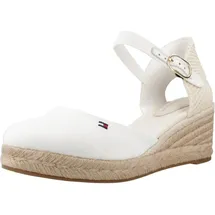 Tommy Hilfiger Mid Wedge Espad Closed Toe Damen Ecru 39