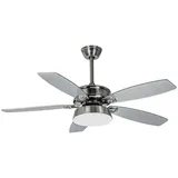 LUCANDE Kuvio 120 cm Deckenventilator Grau/Silber