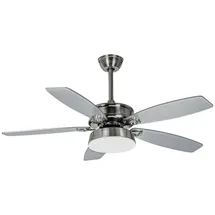 LUCANDE Kuvio 120 cm Deckenventilator Grau/Silber
