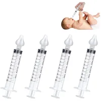 4 Stück Nasenspülung Baby Spritze Nasendusche Kinder 10 Ml Professionelle Nasenspülung Nasenwaschreiniger Wiederverwendbar Nasenspüler Sicher Komfortabel