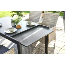 Primaster Arezzo Ausziehtisch 140 x 90 x 78 cm Anthrazit