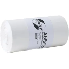 Deiss Müllbeutel 60 Liter, 12 my, LDPE, weiß (1 Rolle = 50 Stück)