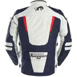 Furygan Apalaches Evo Textiljacke, wasserdicht - Dunkelblau/Hellgrau/Rot / M