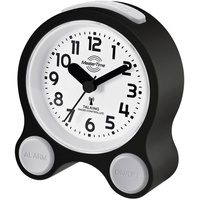 Master Time MTC-71031-12B Deutsch Sprechender Funkwecker Schwarz/Weiß